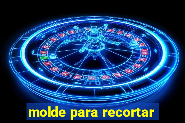 molde para recortar